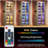 67" Tall Gray Bookcase With Doors-399846711