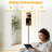  68.5" Standing Floor Lamp Ancient Egypt Black cats sacred Egyptian frame Dimmable Metal Pole Lamp with Linen Lampshade LED Bulb Included