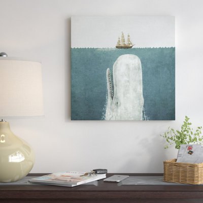 « white baleine », impression sur toile tendue