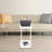 C-Shaped Side Table With Wheels 18.11(W)*13.78(D)*24.8(H)INCH-156165045
