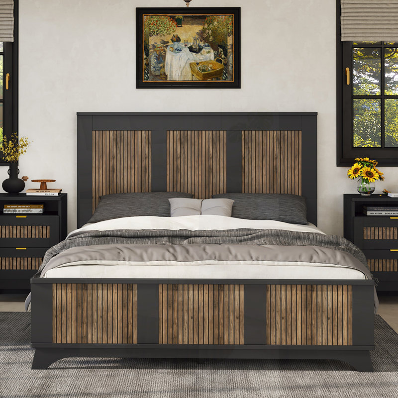 Grand lit plateforme Farmhouse