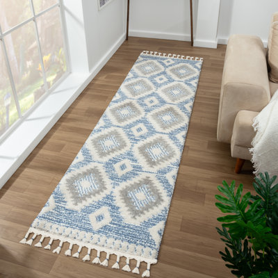 Tapis bleu Mcnichols