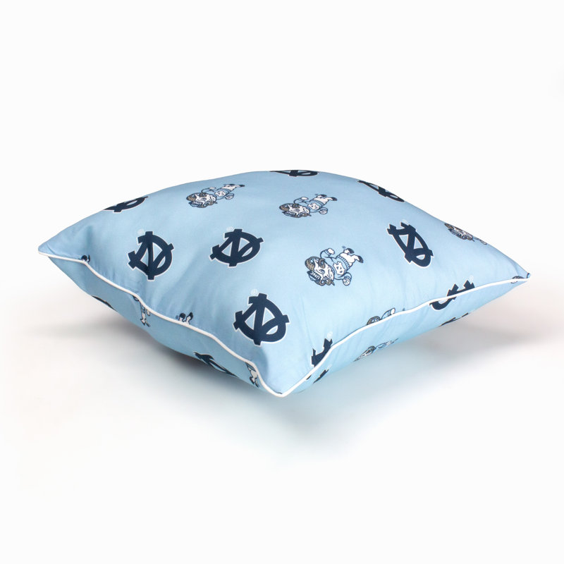 North Carolina Tar Heels Blue Cotton Decorative Pillow Set