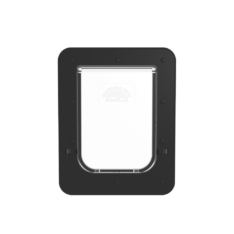 Small Black ABS Pet Door with Locking Flap