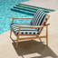 Outdoor Chair Manzo Natural Teak Incl Cushions-761039103