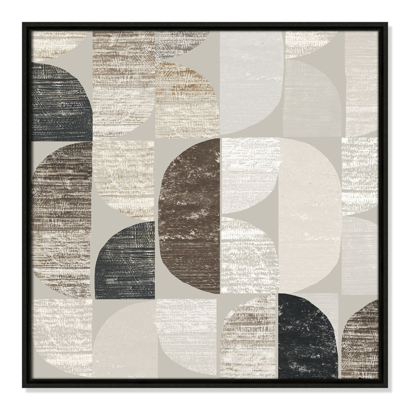 Shape and Form II - Square Version Print par Tom Reeves, Espresso, H 25,5 po x l 25,5 po