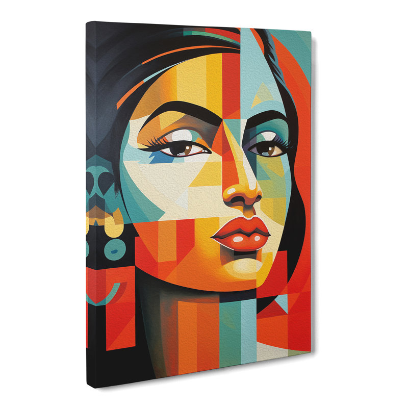 Indian Woman Constructivism No.2 - Print, 60cm H x 40cm W x 3cm D