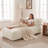 Big Bean Bag Lounger Chair for Adults, Large Foldable Floor Sofa Bed with Memory Foam, No Assembly Required for Living Room & Bedroom,Machine Washable Cover,Beige-1711837308