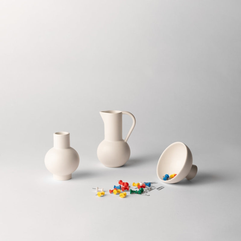 Strøm Jug by Nicholai Wiig-Hansen, Vaporous Gray, 6.08 oz