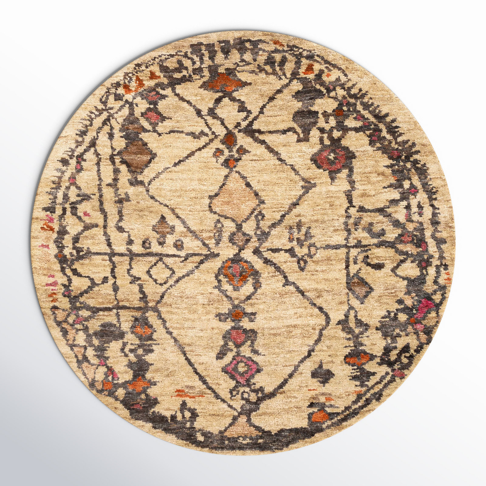Semele Handmade Jute / Sisal Rug, Round 8'