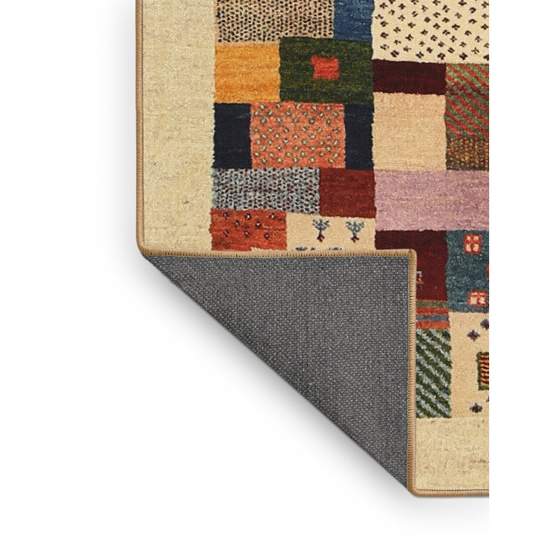Tapis beige / brun / gris, Rectangle 5 pi x 7 pi