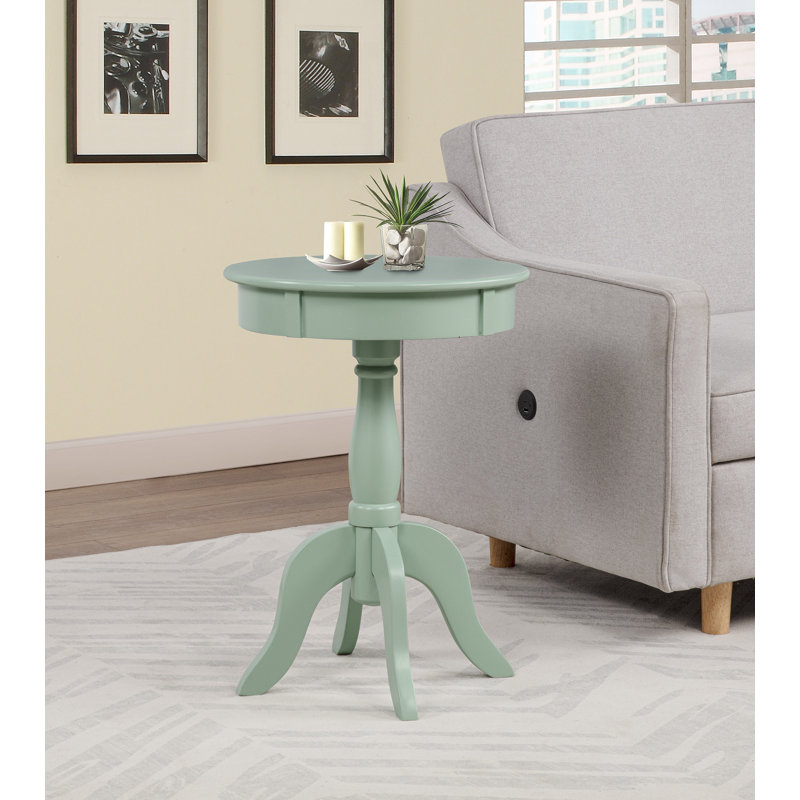 Atrium Round Side Table - Sage Green, Green