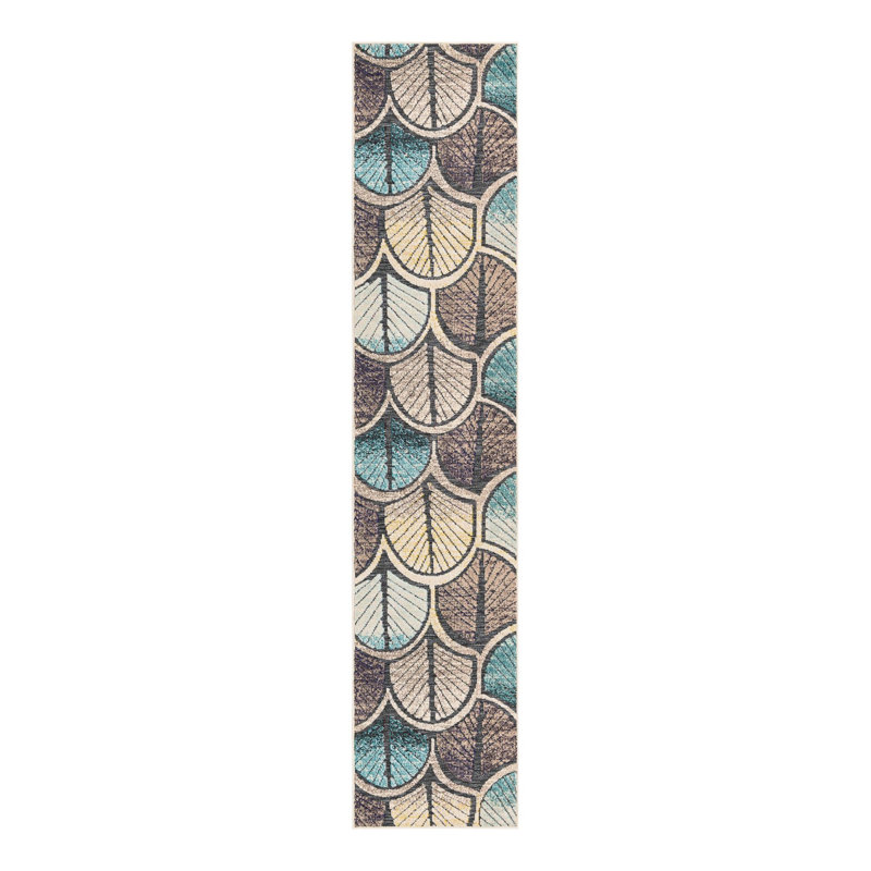 Wrought Studio Diab Marelda Indoor/Outdoor Area Rug, Runner 2'7" x 12'