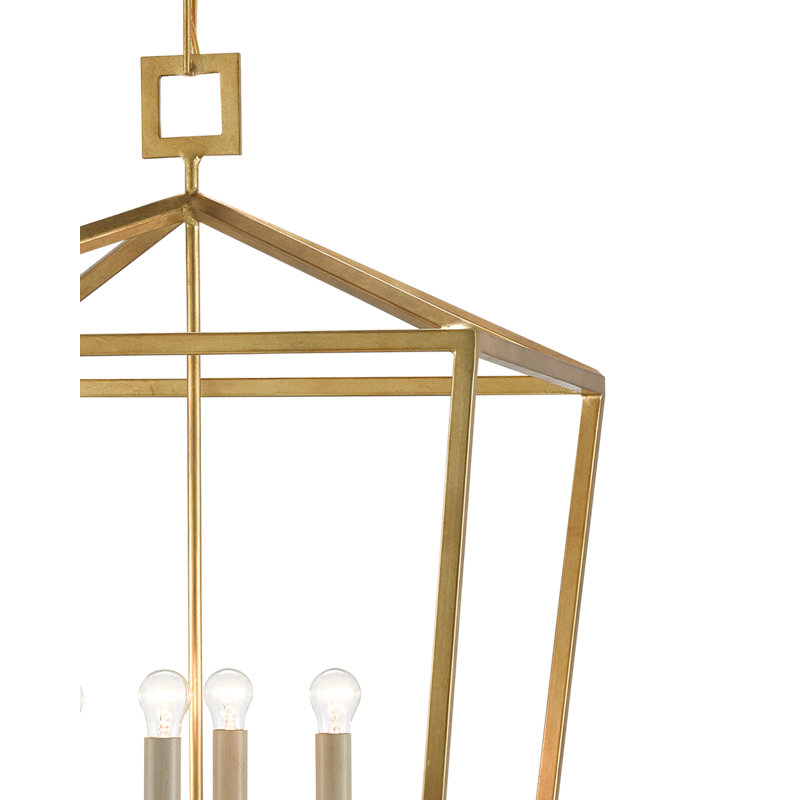 Denison 4 - Light Chandelier, Gold