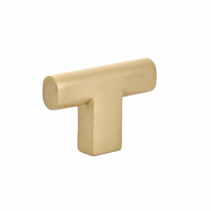 Bar Knob, Satin Brass