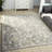 Fortuna Traditional Floral Filigree Performance Woven Indoor Area Rug-10949888