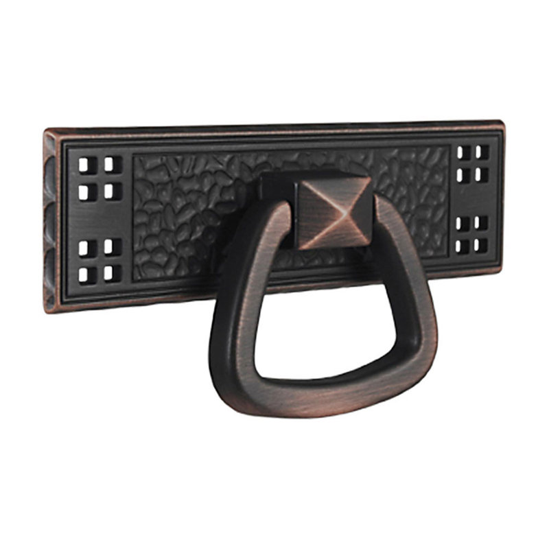 Mission 3" Center to Center Ring Pull, Oil-Rubbed Bronze