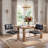 Marlow 19.3" H Mid-Century Modern Tufted Faux Leather Side Dining Chair with Steel Frame-353112190-375947237
