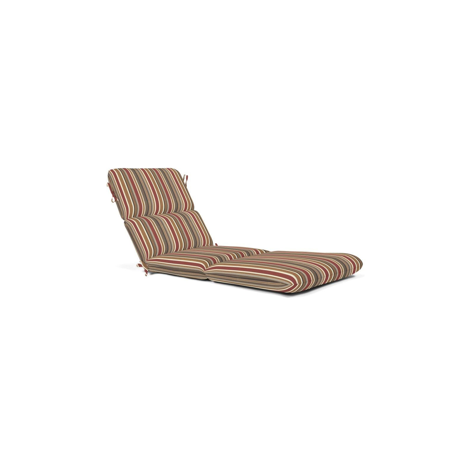 Marlowe Sunbrella® 1-Piece Outdoor Chaise Cushion, Carousel Confetti Stripe Sunbrella®