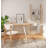 Abacus Universal Expert Dining Chair, Modern Scandinavian Solid Wood, Curved Back