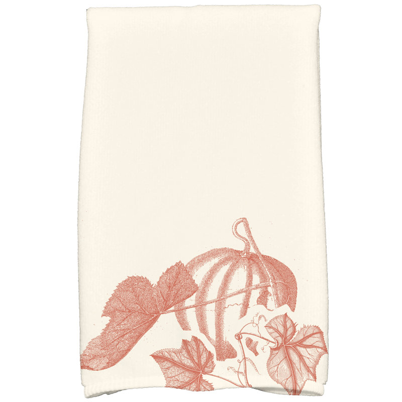 Lenard Tea Towel Kitchen Towel, Orange