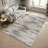 Adney Gray & Ivory Abstract High-Low Modern Rug-2693490-2693485