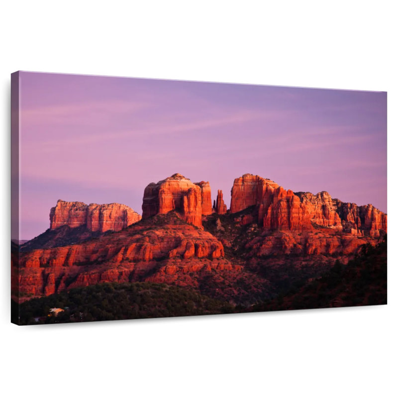 Nicci Cathedral Rock Red Sunset, 8" H x 12" W