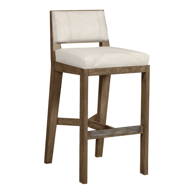 Thom Filicia 32.5'' Bar Stool, Hampton, Instant Parchment