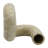 Unique 7-inch Karnora Curly Vase in Natural Resin - The Perfect Accent for Modern Homes