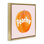 "Peachy Fruit", art mural encadré "Floater" par Ashley Singleton