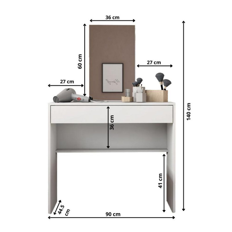 Eelko Dressing Table with Mirror