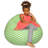 Bean Bag Chair for Kids, Teens, and Adults - Filled with Soft Beads, Includes Removable and Machine Washable Cover - Multiple Colors, Sizes and Fabrics including Soft Nylon & Canvas with Patterns-1783236414-1785356750
