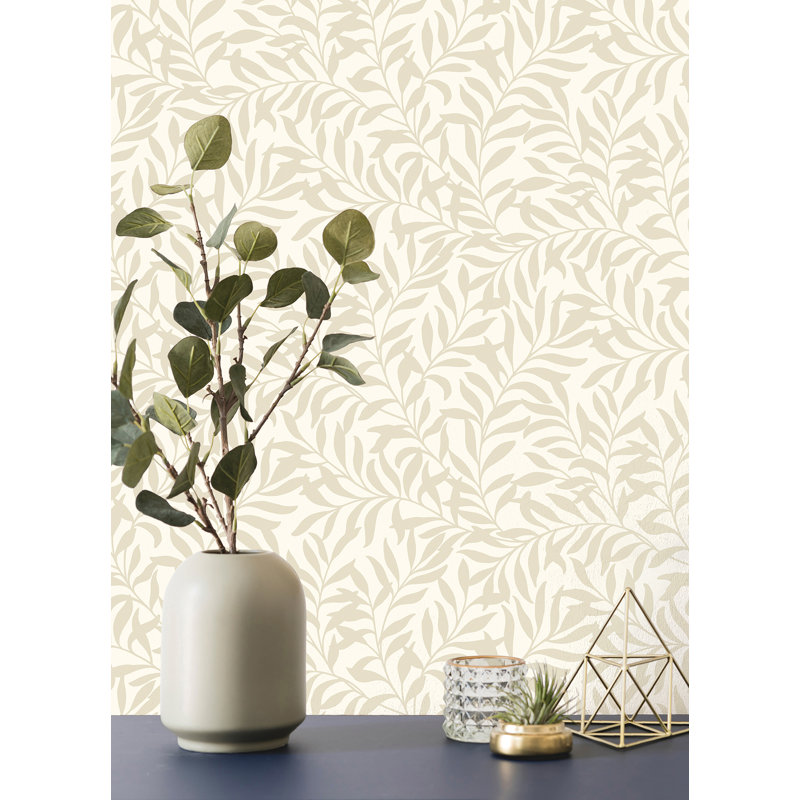 Rouleau de papier peint L 33 pi x l 20,5 po, Beige