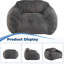 Fauteuil à billes de taille standard, fauteuil paresseux en fausse fourrure de qualité supérieure