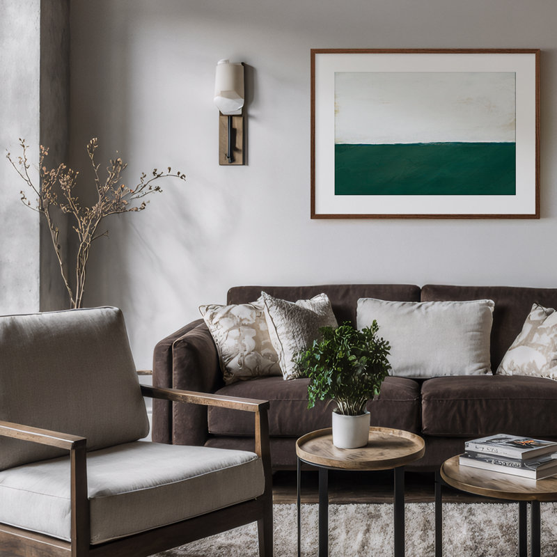 Print by ChiChi Decor, 32" H x 24" W, Brown
