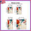 Rideau de fenêtre à motif floral coloré et fleurs obscurcissant - 2 panneaux-129726895-129726898