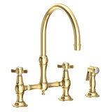 Fairfield Kitchen Bridge Faucet with Side Spray