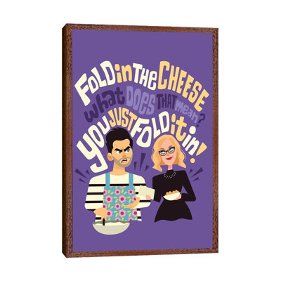 Fold In The Cheese by Risa Rodil - Print on Canvas