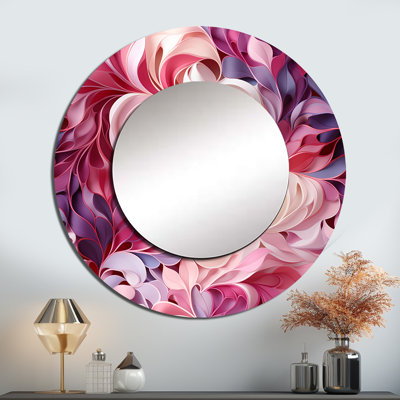 Décoration murale rose et mauve Love Whispers Of Romance - Abstract Botanicals_MTMIR125422