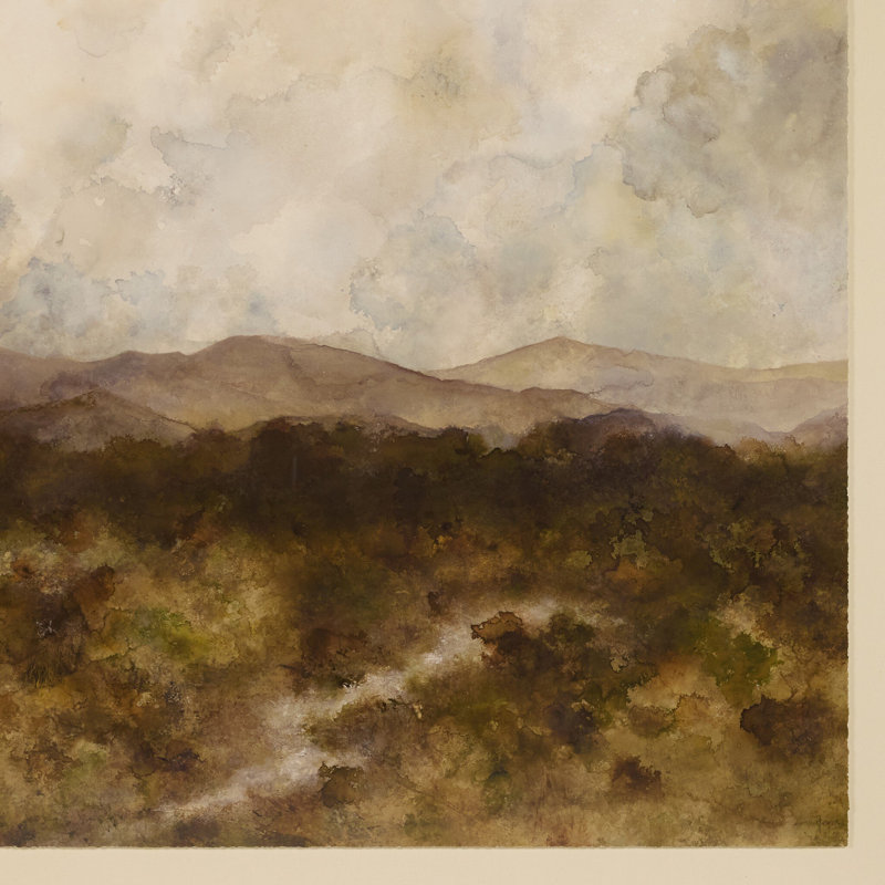 Flumen Framed Painting, H 36" x W 60"