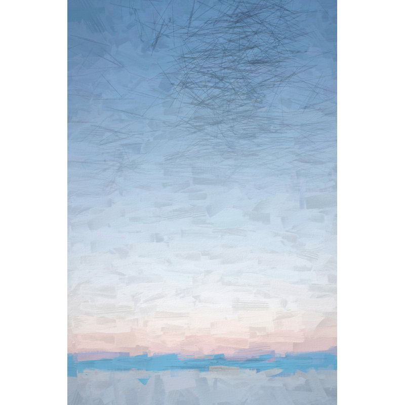 Abstract Sunrise - Wrapped Canvas Painting, 30cm H x 20cm W x 3.8cm D
