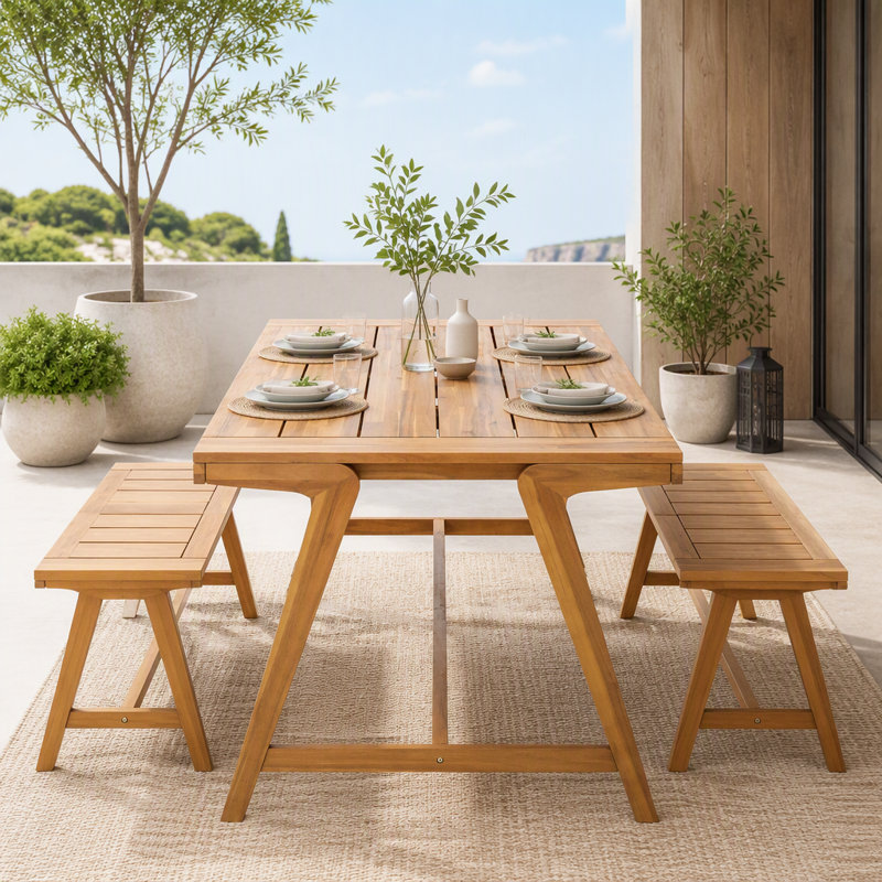 Table repas d'extérieur moderne