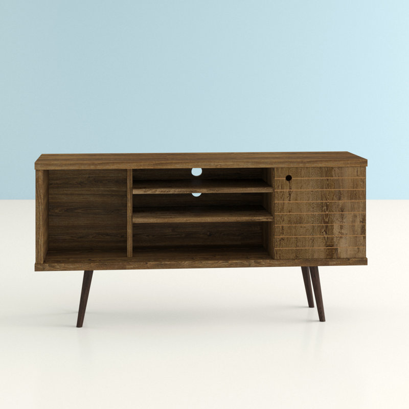 Darryl TV Stand for TVs up to 50", Rustic Brown