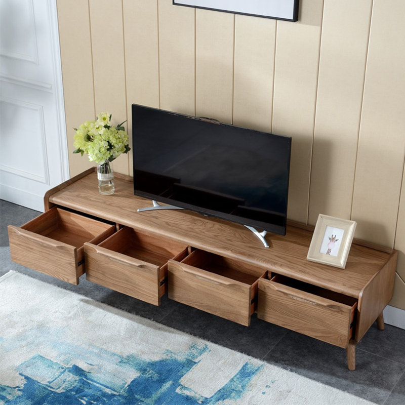 Nordic style light luxury TV cabinet, 82.68"