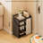 Multi Layer Dust-Proof Shoe Rack, Narrow Seam Storage, Household Bamboo Reinforced Shoe Cabinet, High Top Boots Suitable For Simple And Space Saving Use