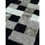 Tapis noir / gris touffeté à la main Lonan-1173823549