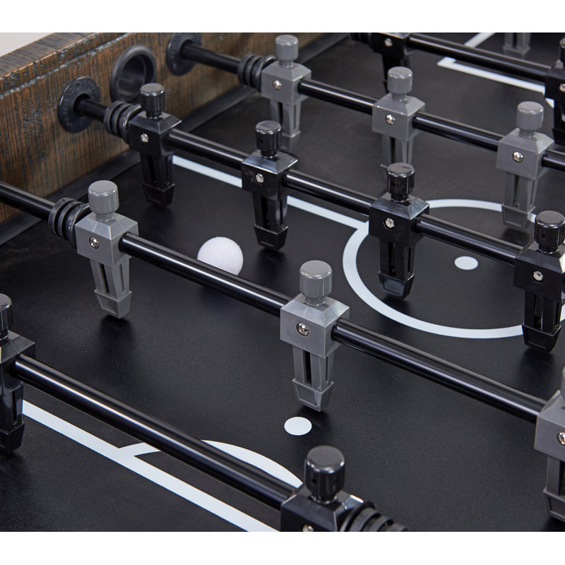 Homestead Cappuccino Rustic Foosball Table with Steel Rods