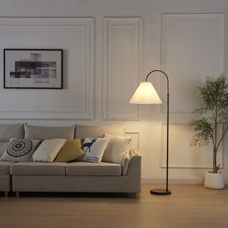 Oterra 65.4'' Matte Arched Floor Lamp