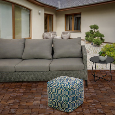 Repose-pieds d'extérieur avec coussin Weinrez