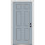 Porte extérieure simple en acier à 6 panneaux peints-98953330-98953340-98953333
